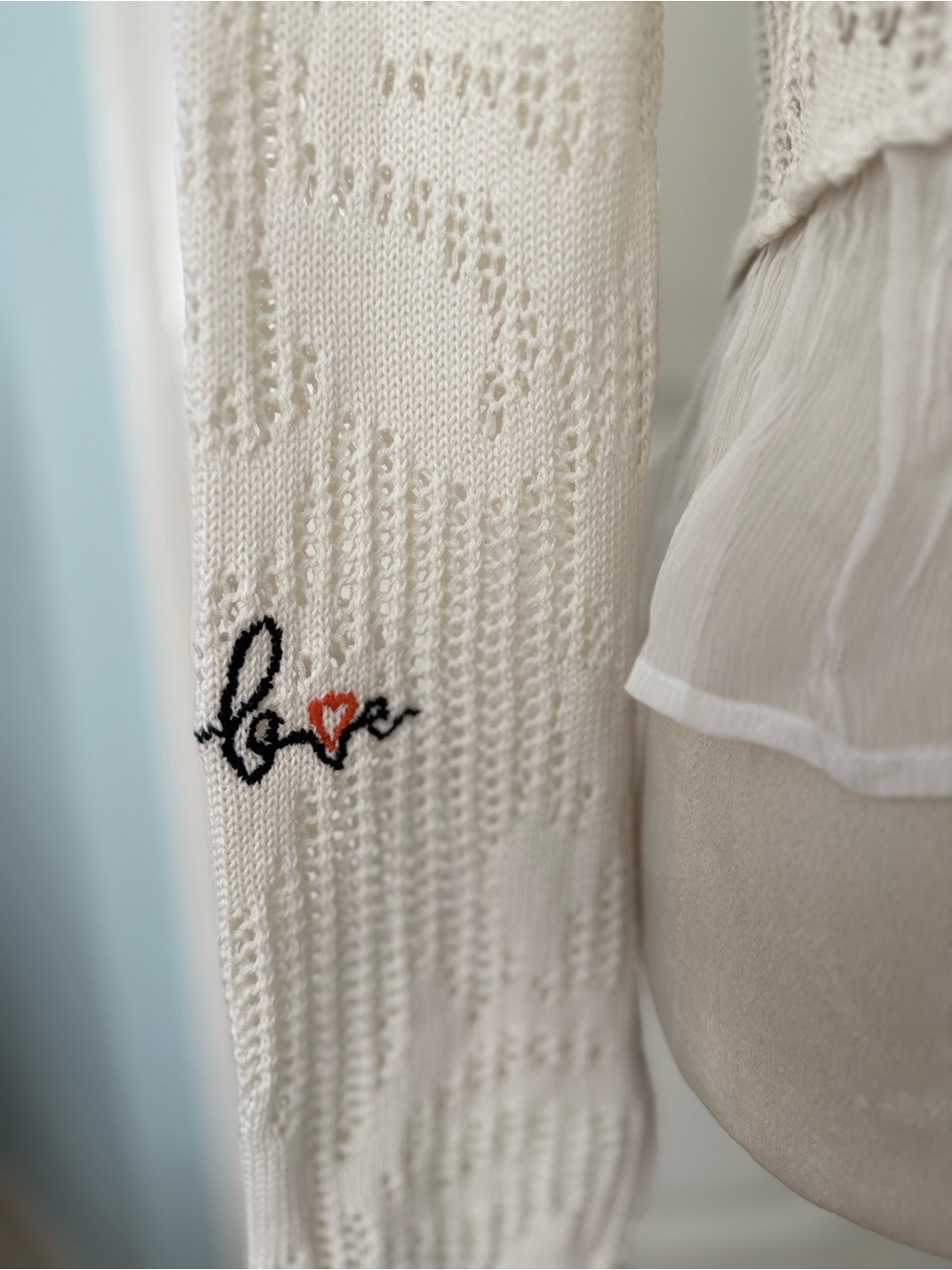 Anthropologie Floral-Embroidered Cardigan - Picture 3 of 7